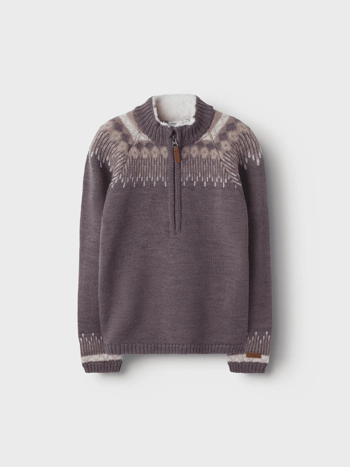 WRISS ULL STRIKKET TURTLENECK - SPARROW - Image 3