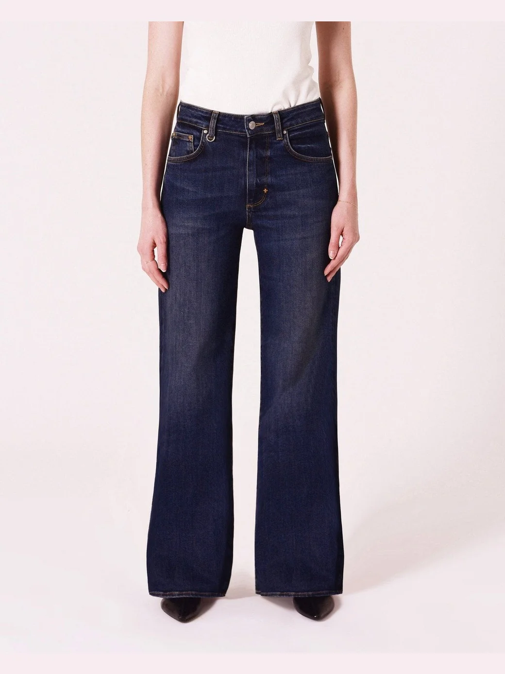 Eva wide revery - mid vintage indigo