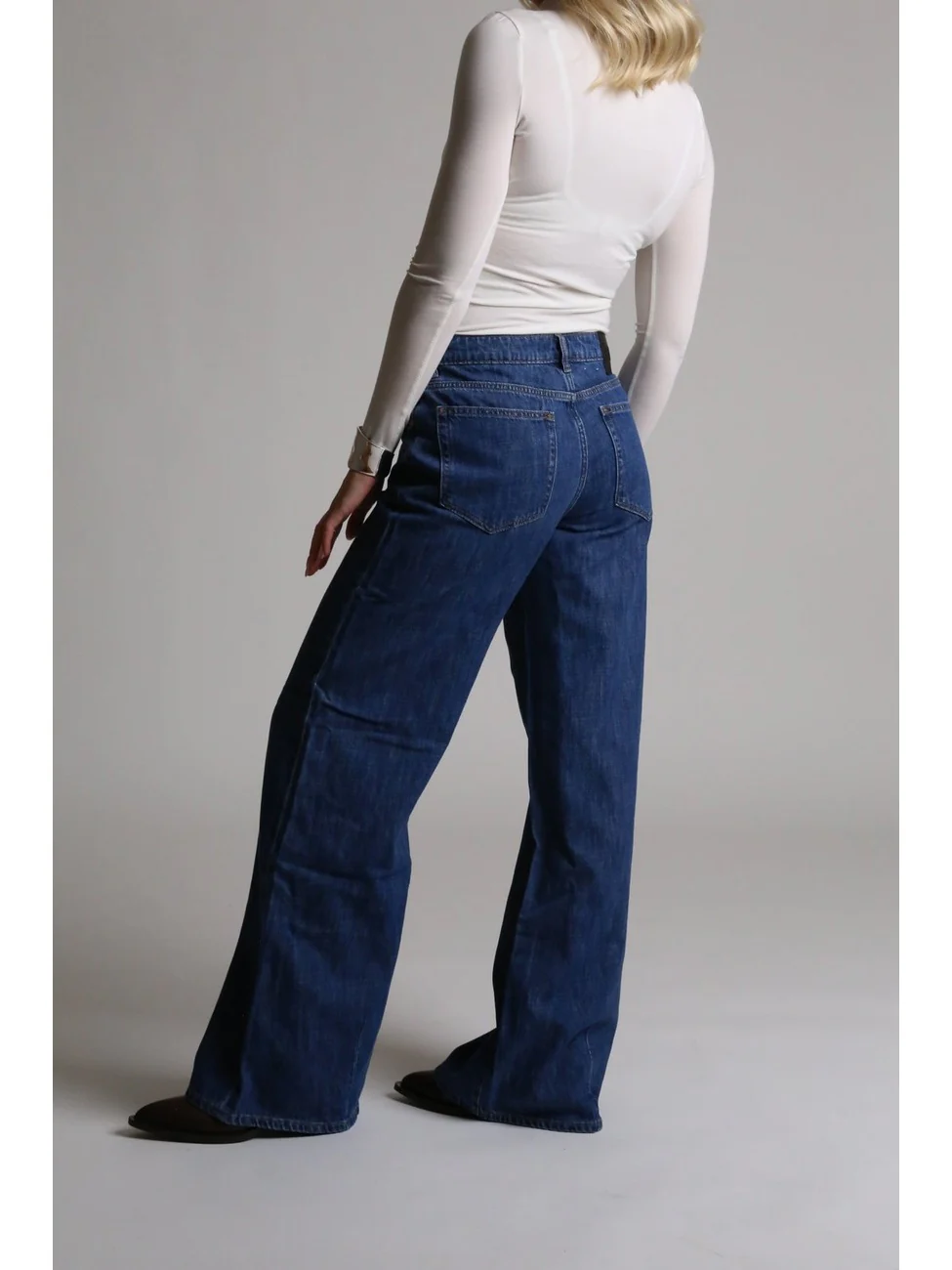 Milla wide indie jeans - dark vintage indigo - Image 4