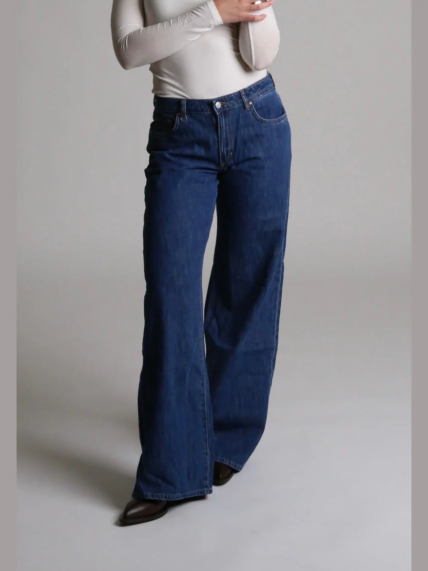 Milla wide indie jeans - dark vintage indigo - Image 5
