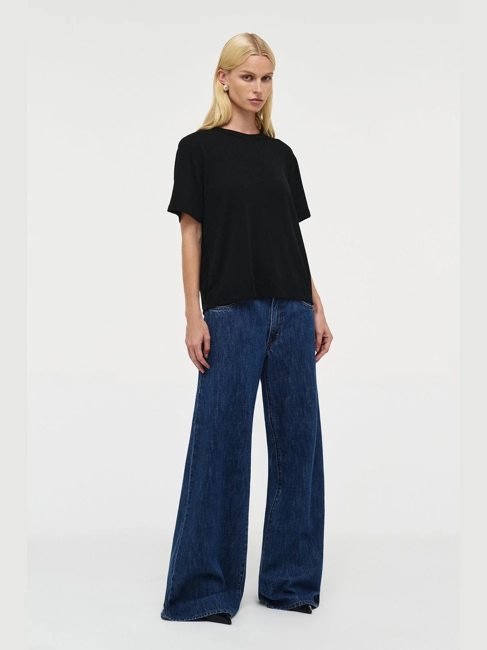 Milla wide indie jeans - dark vintage indigo - Image 6