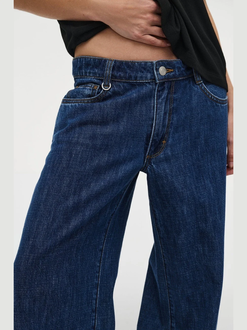 Milla wide indie jeans - dark vintage indigo - Image 7