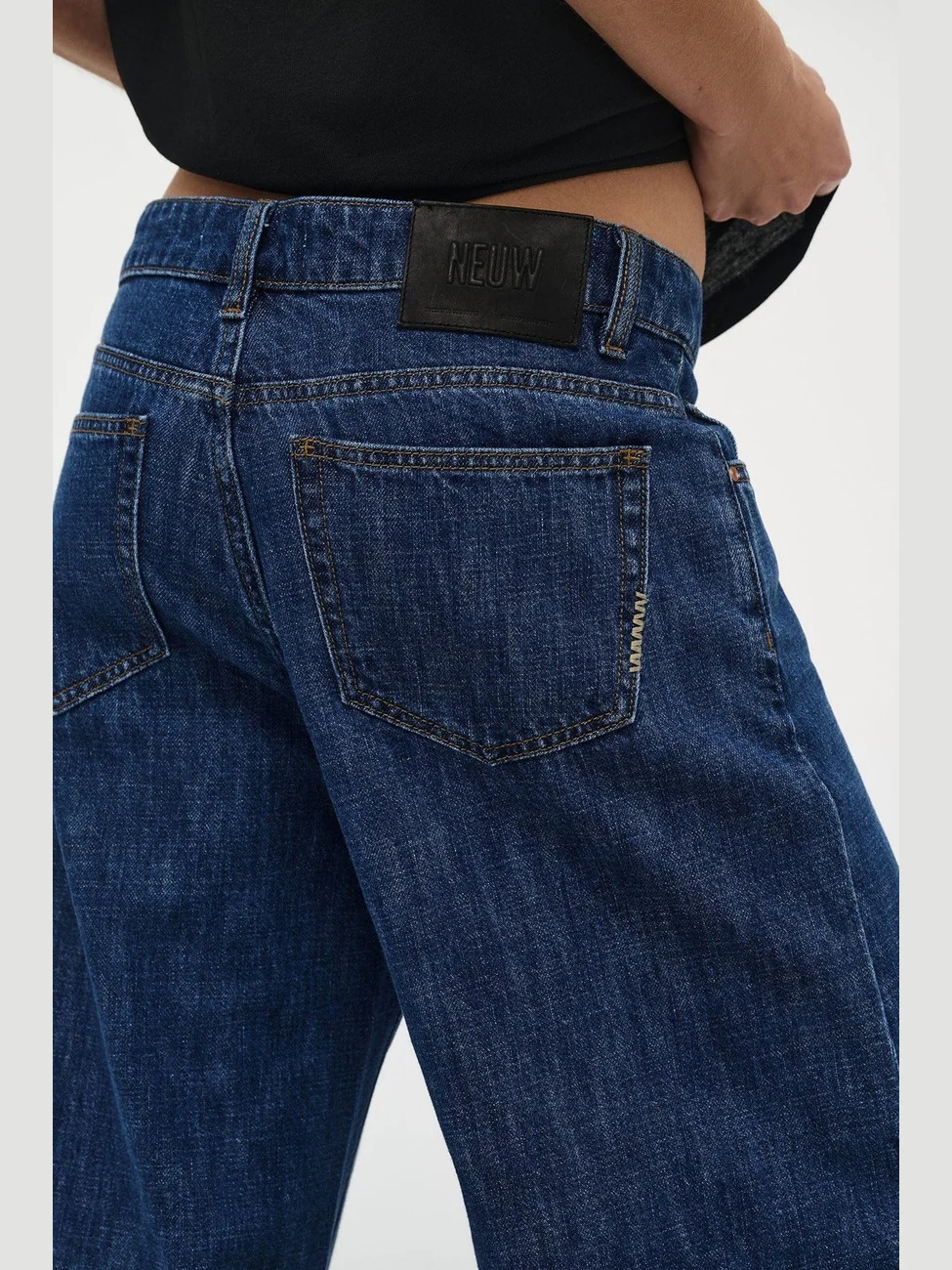 Milla wide indie jeans - dark vintage indigo - Image 8