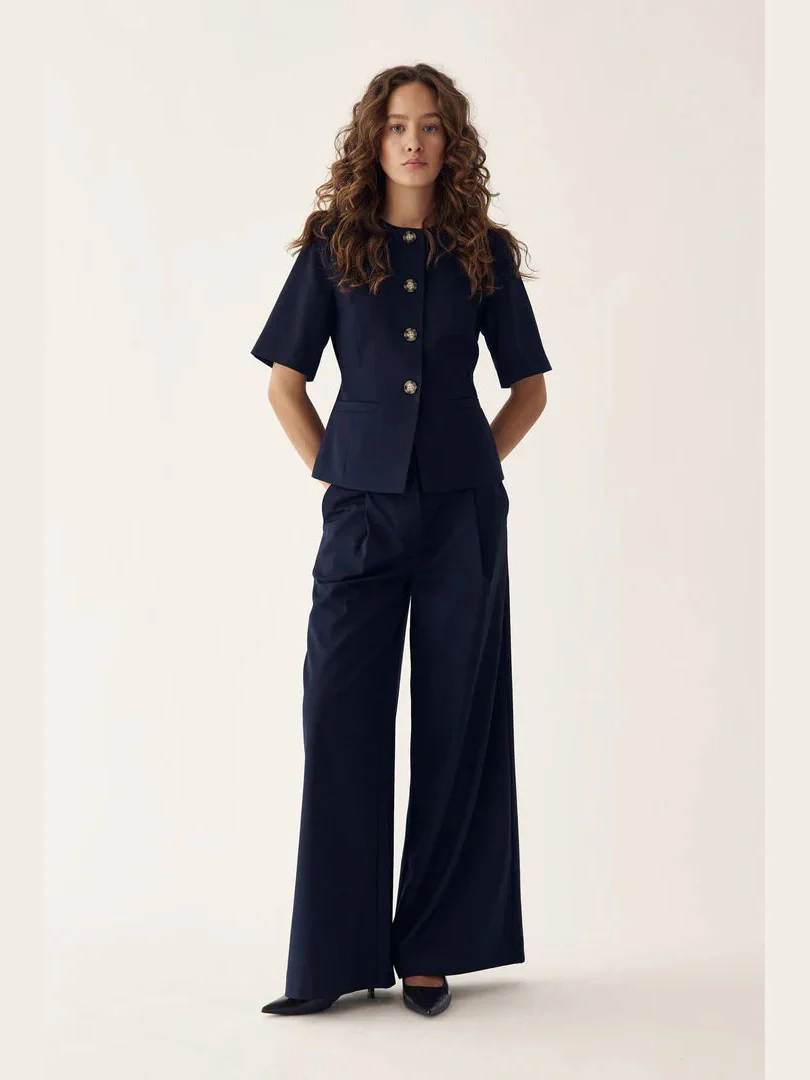 Kasaundra topp - navy - Image 7