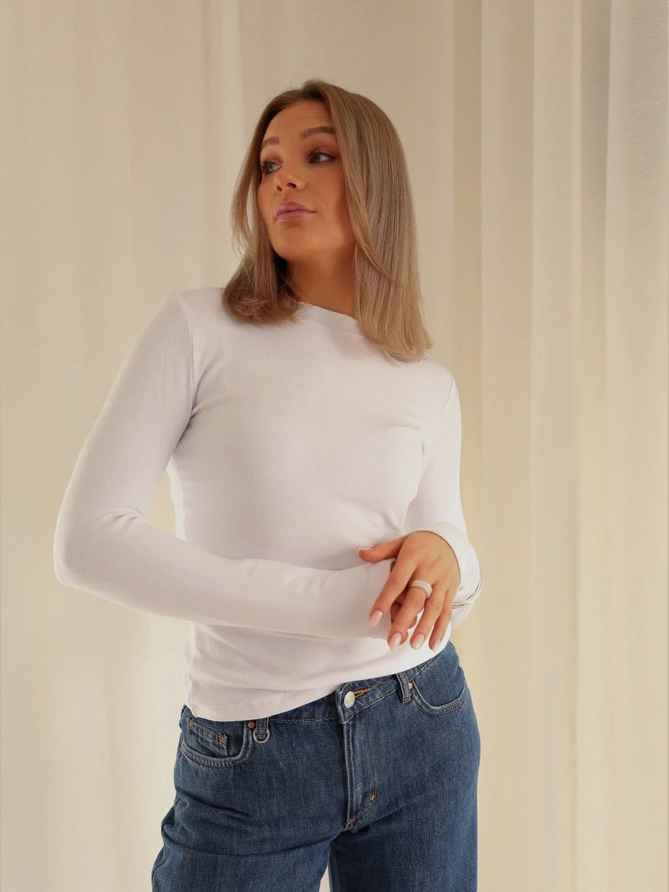 Lidie genser - white - Image 2