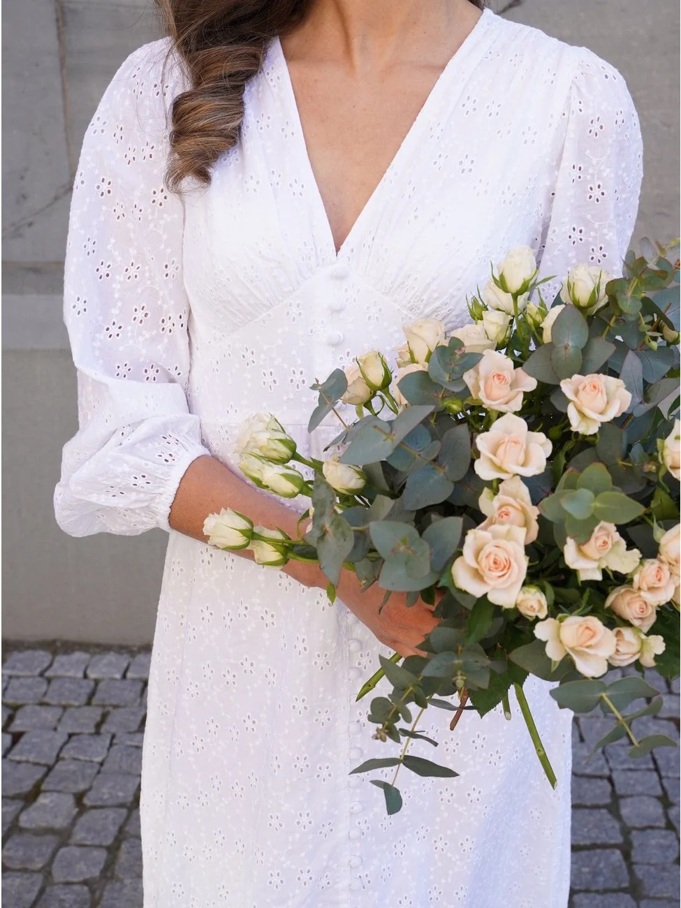 Lilith maxi kjole - white - Image 3