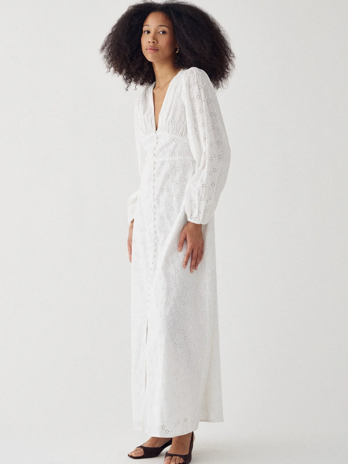 Lilith maxi kjole - white - Image 8