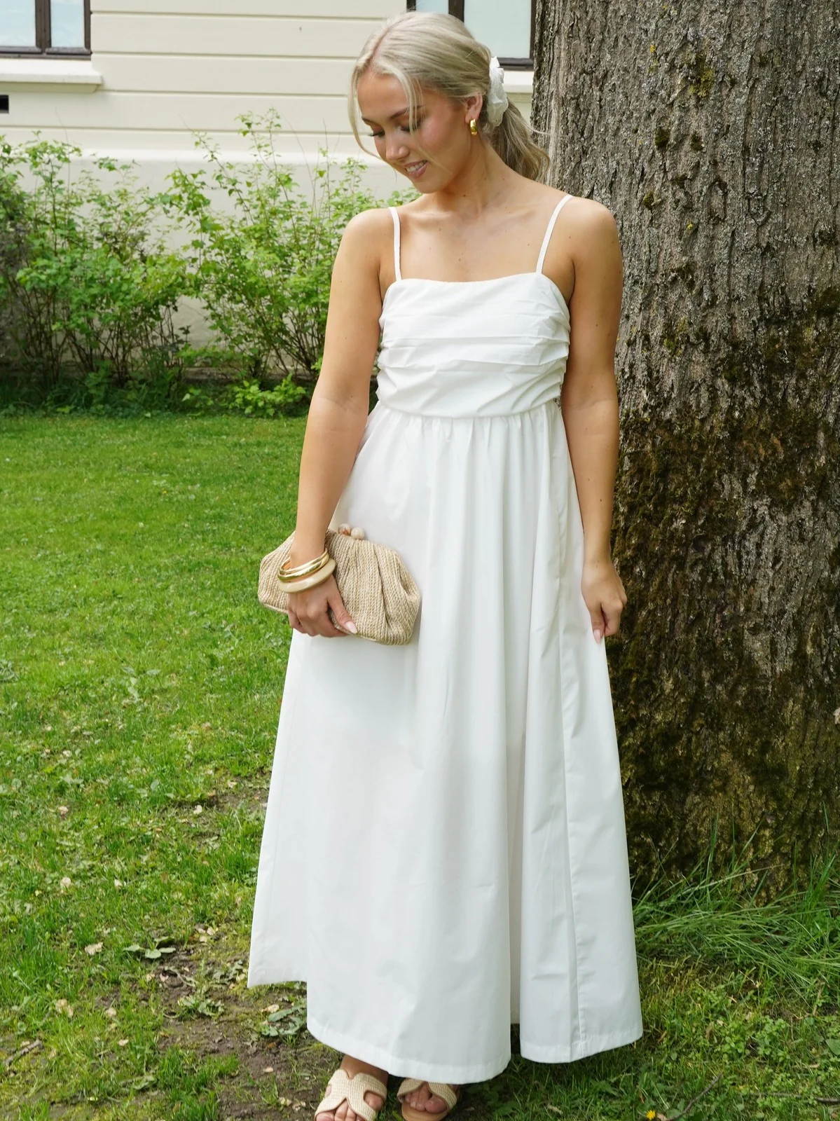 Malika kjole - white