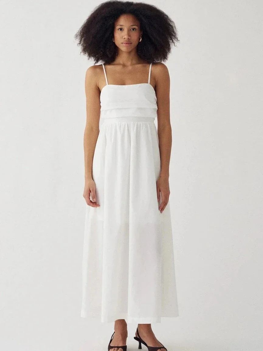 Malika kjole - white - Image 12