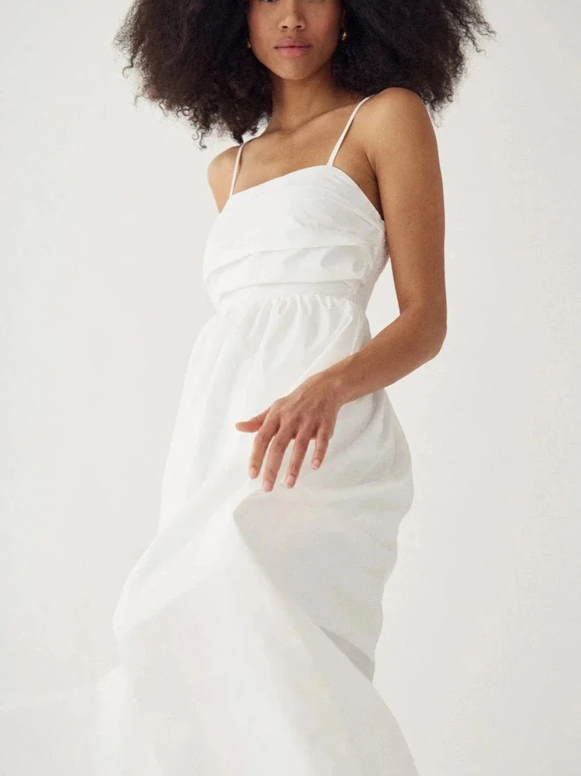 Malika kjole - white - Image 14