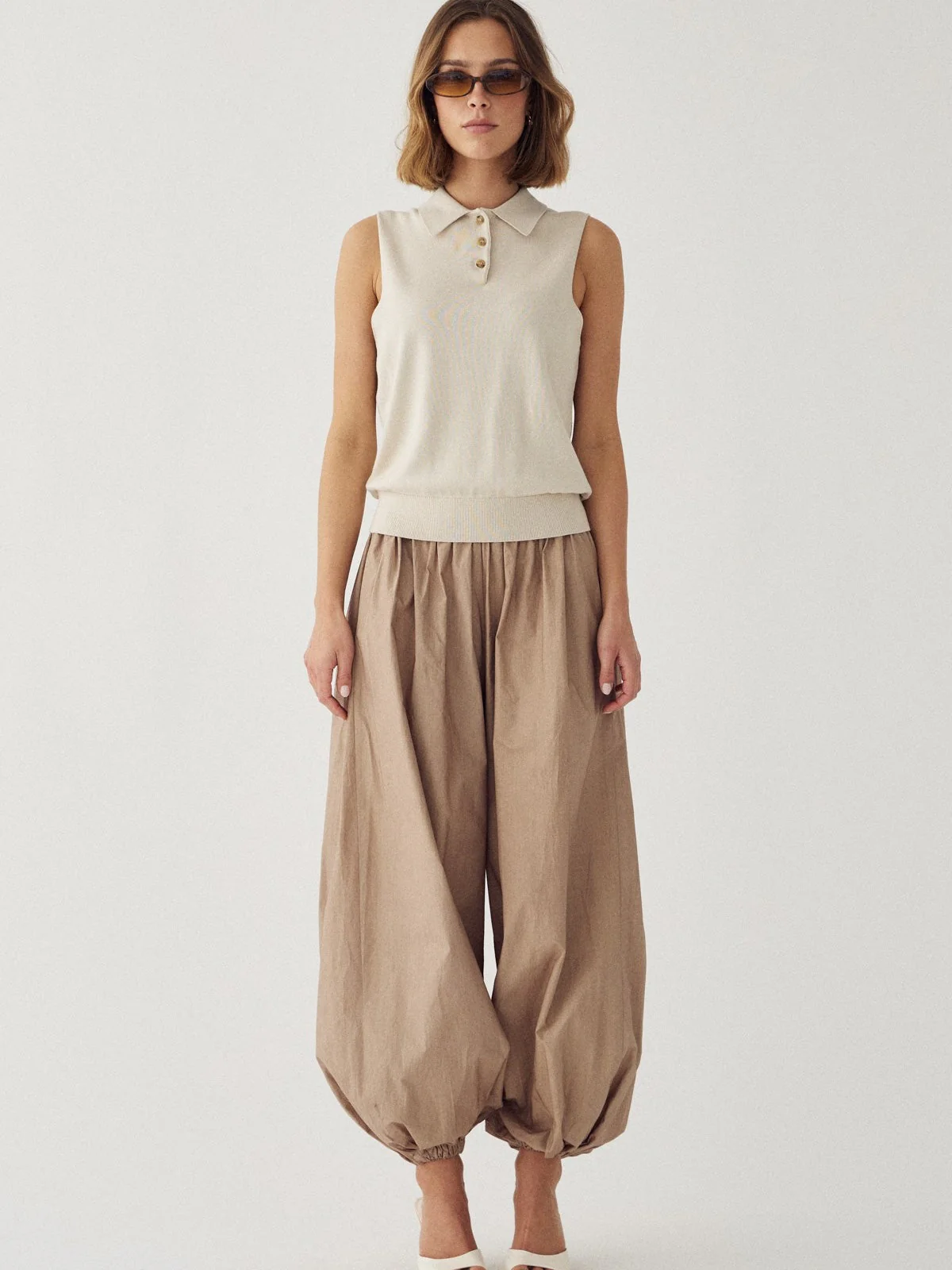 Maxine knit topp - oyster - Image 6