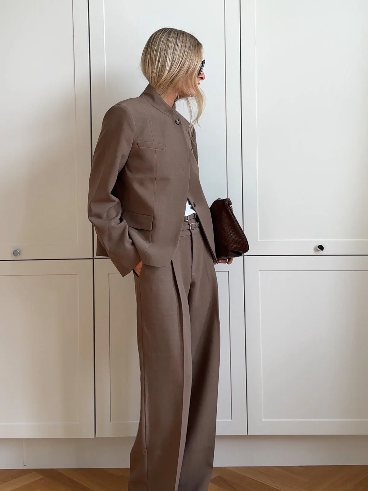 Monique blazer - sand - Image 9