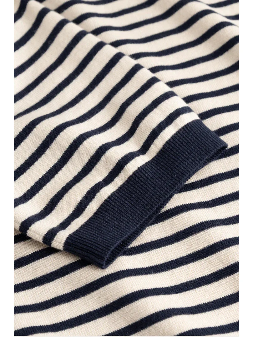Muna knit t-skjorte - dannia blue stripe - Image 4