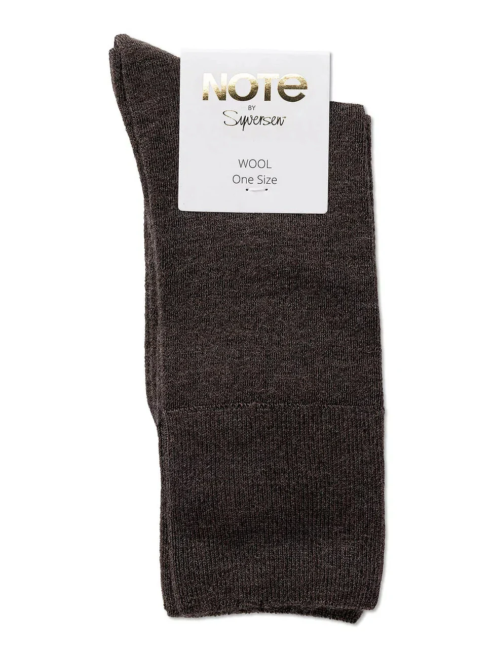 Fine wool comfort sokker - brown