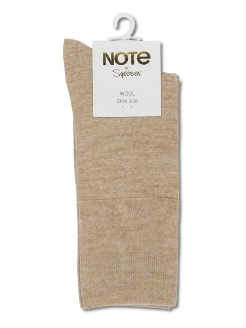 Fine wool comfort sokker - sand