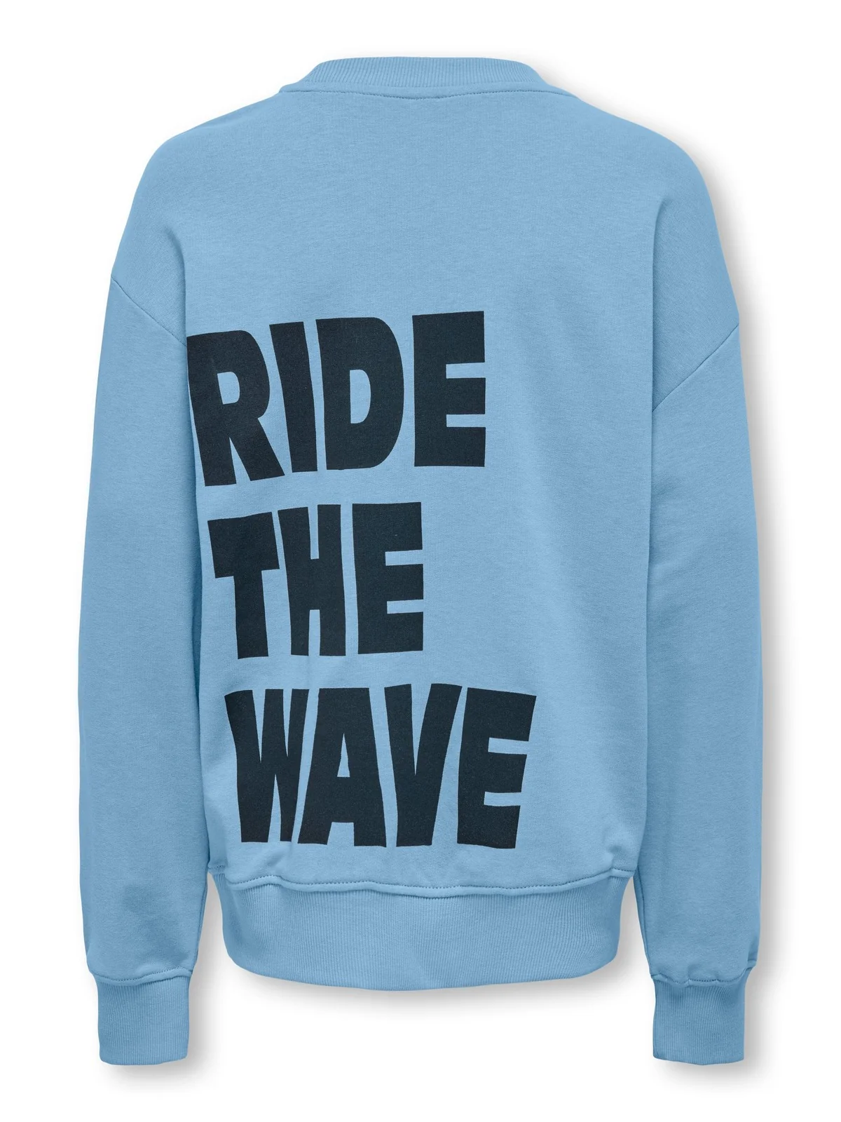 BENJAMIN LOOSE O NECK GENSER - powder blue - Image 2