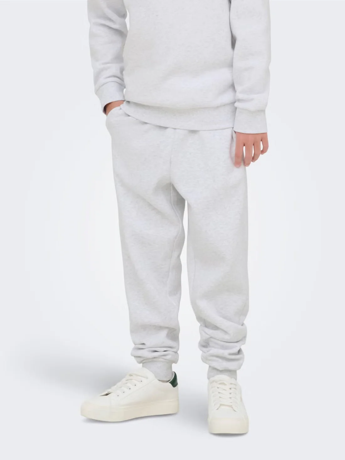 CERES JOGGEBUKSE - Super Light Grey Melange