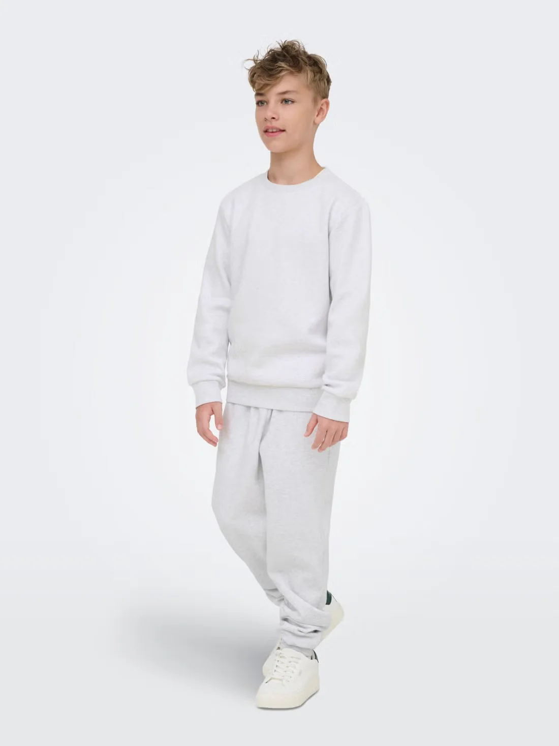 CERES JOGGEBUKSE - Super Light Grey Melange - Image 5