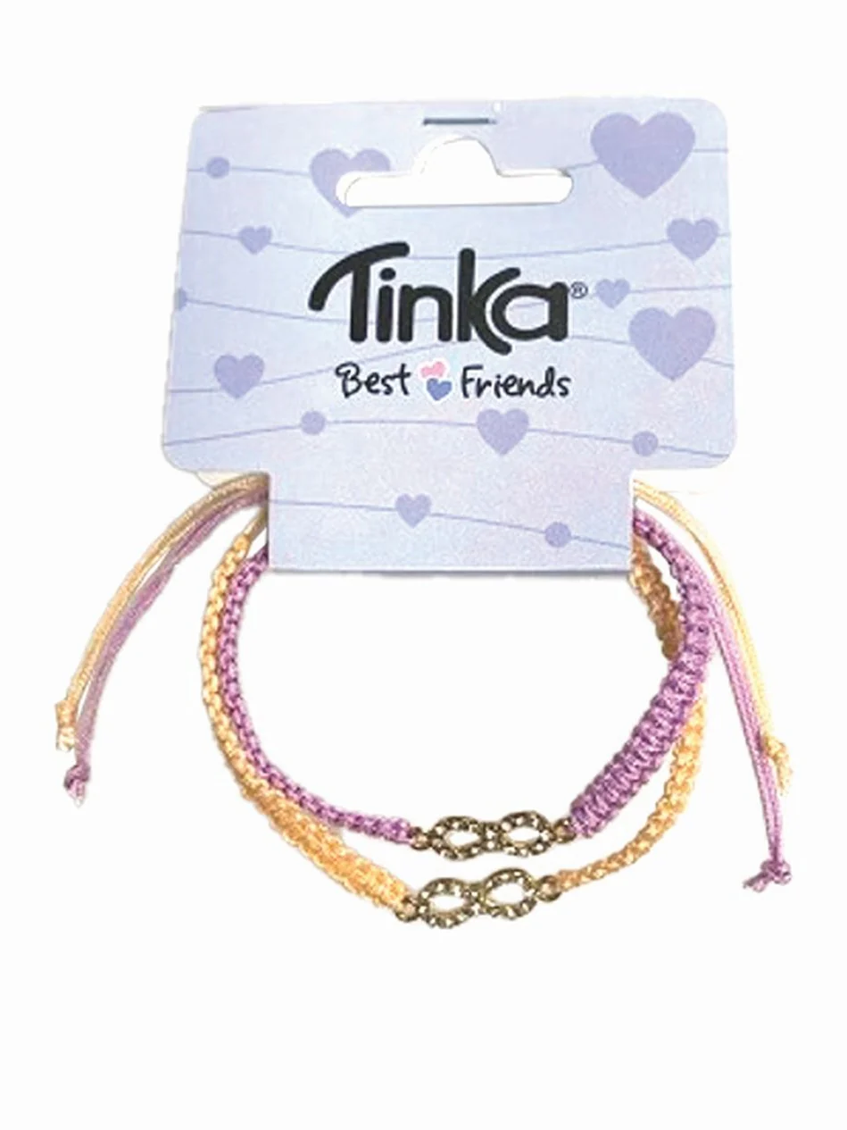 ARMBĂ
ND 2STK M/STENER TINKA BEST FRIENDS - ROSA/LILLA