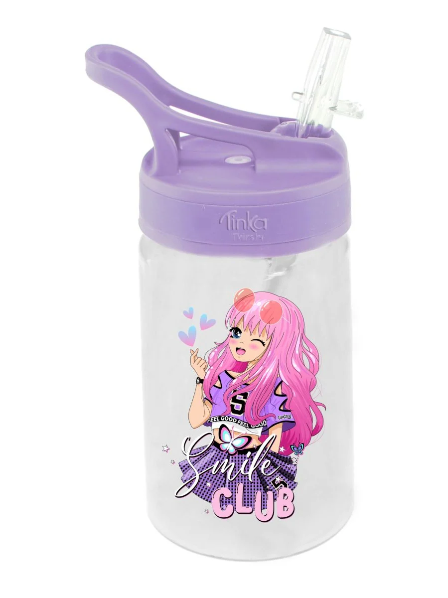DRIKKEFLASKE 0,35L TINKA THIRSTY - "SMILE CLUB"