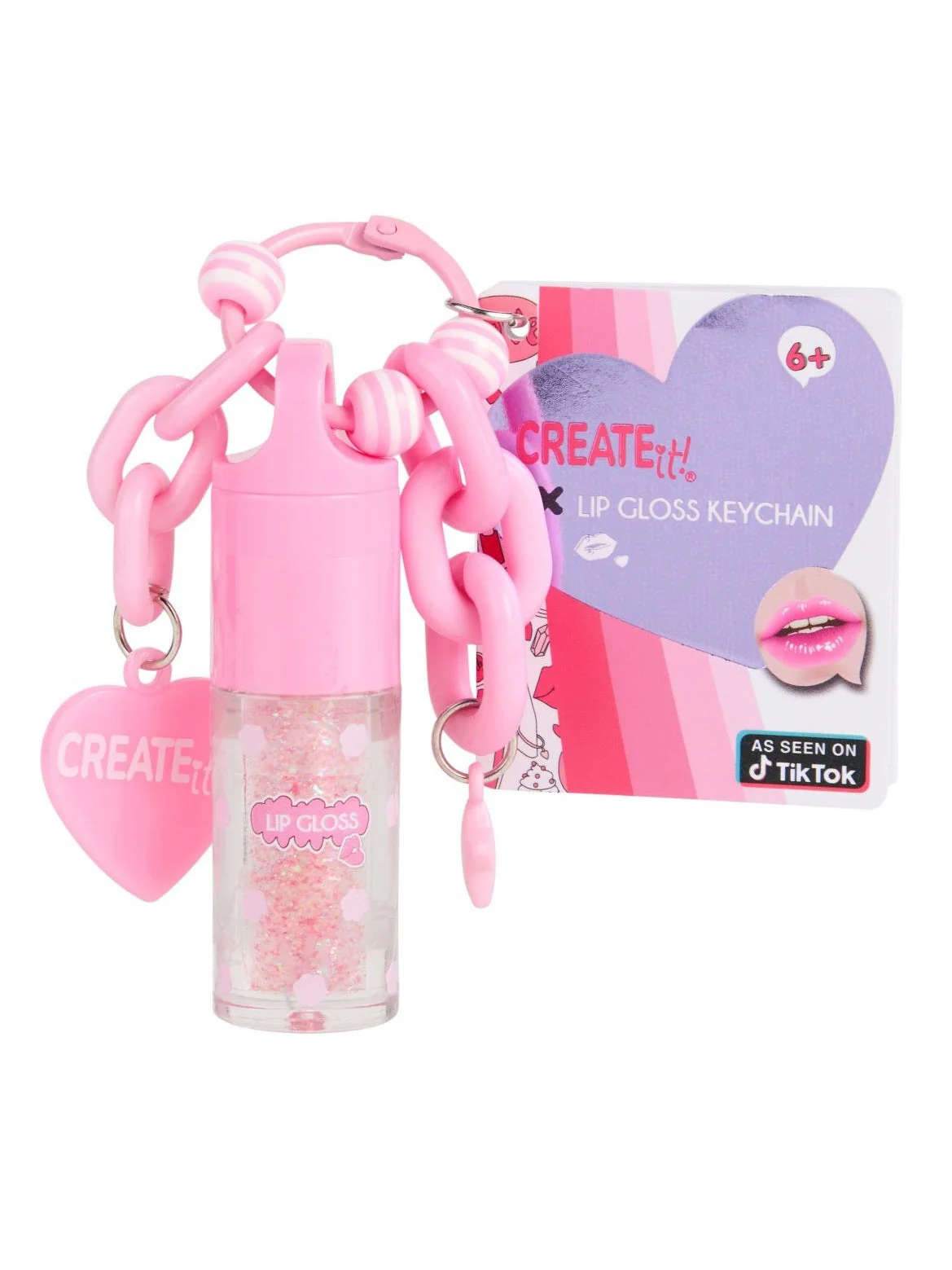 LIP GLOSS CHUNKY KEY CHAIN- LYS ROSA