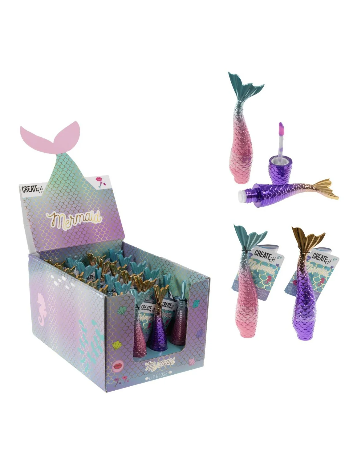LIPGLOSS  MERMAIDE 2 ASS CREATE IT!