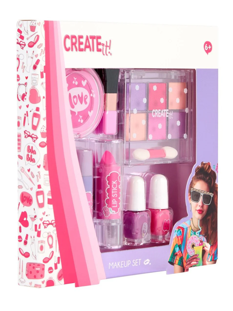 SMINKE SETT - PINK/TURQUIOISE - Image 4