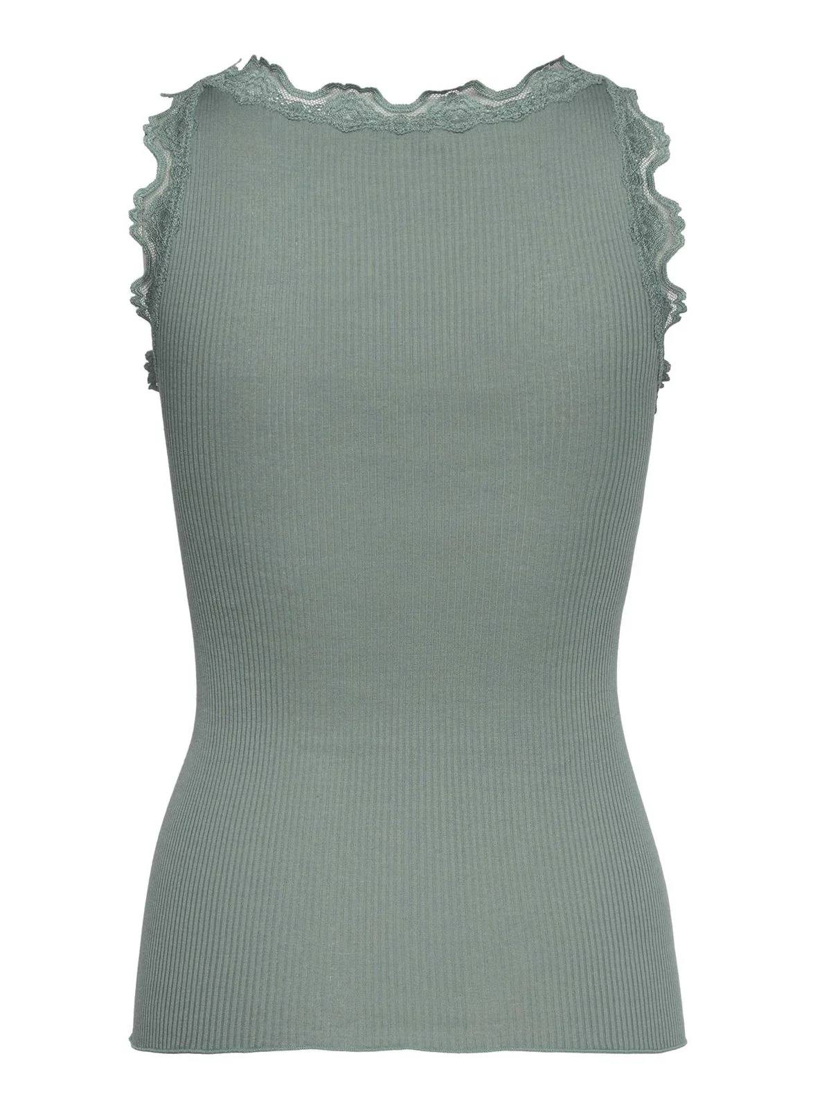 Babette silk lace topp - chinois green - Image 2
