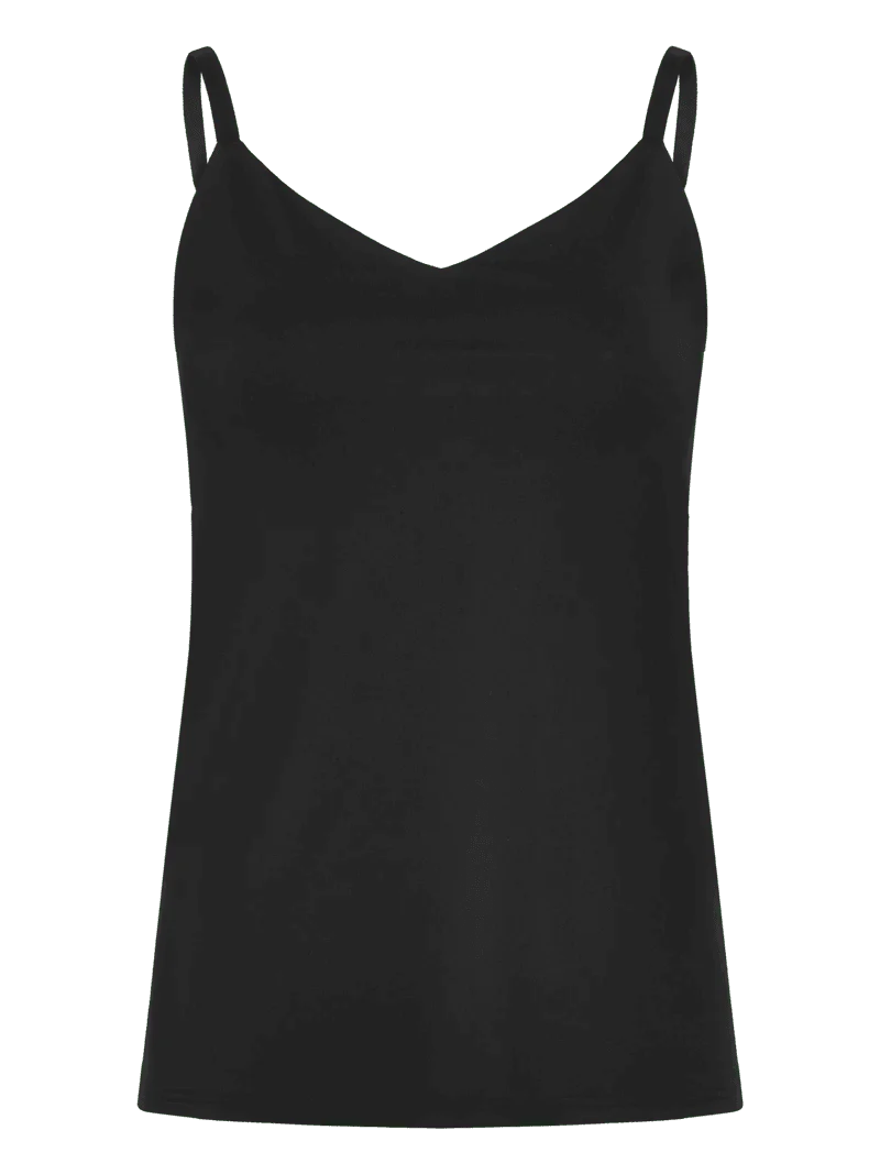 Billie elastic strap topp - black