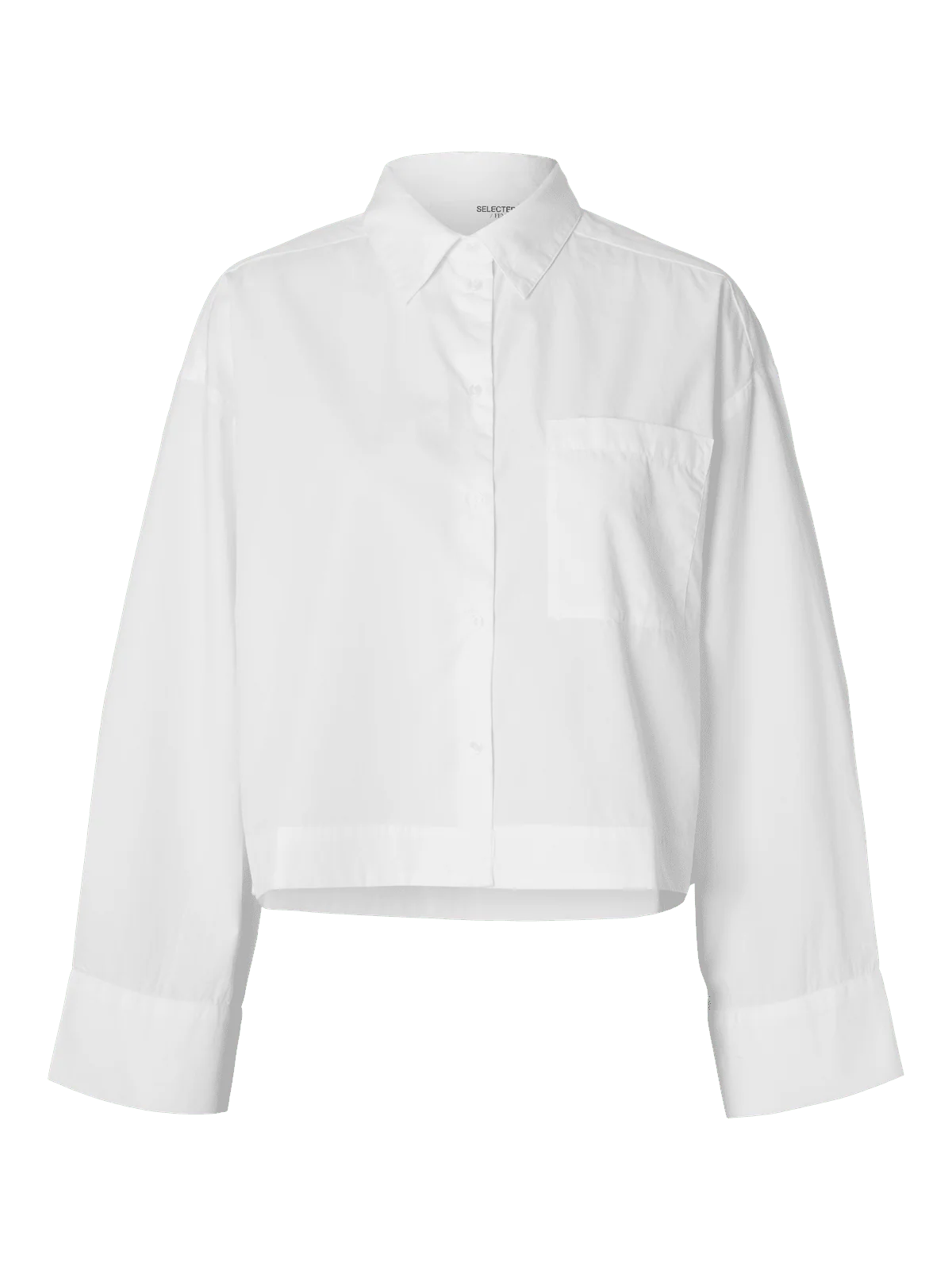 Astha cropped boxy skjorte - bright white - Image 2
