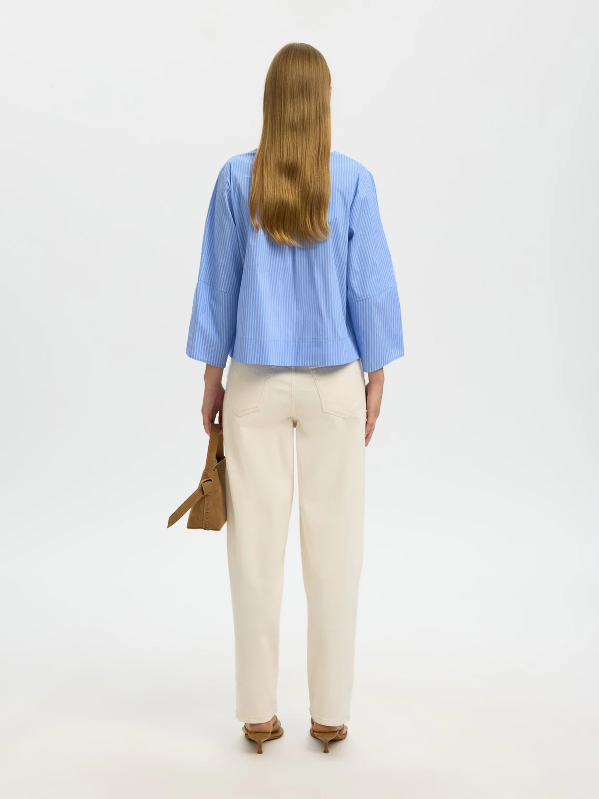 Bea skjorte - dusty blue - Image 3