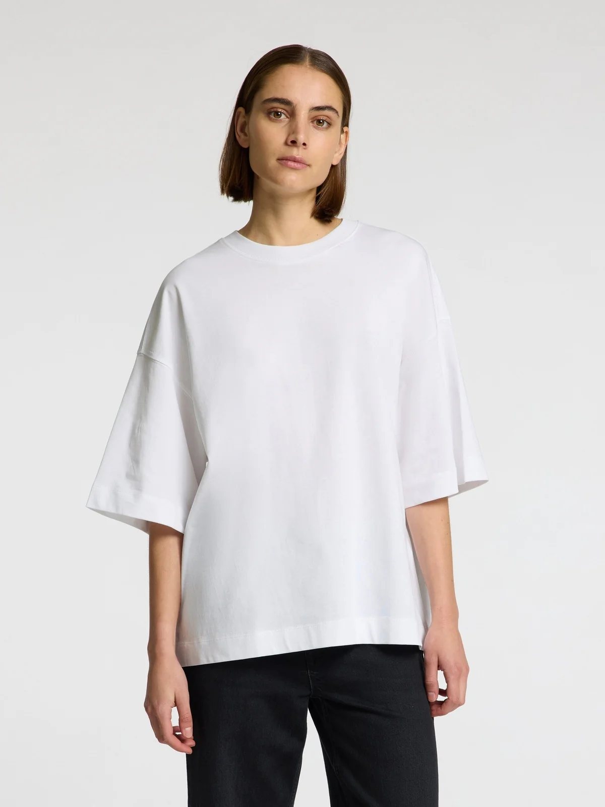 Colwoman oversized t-skjorte - bright white - Image 2