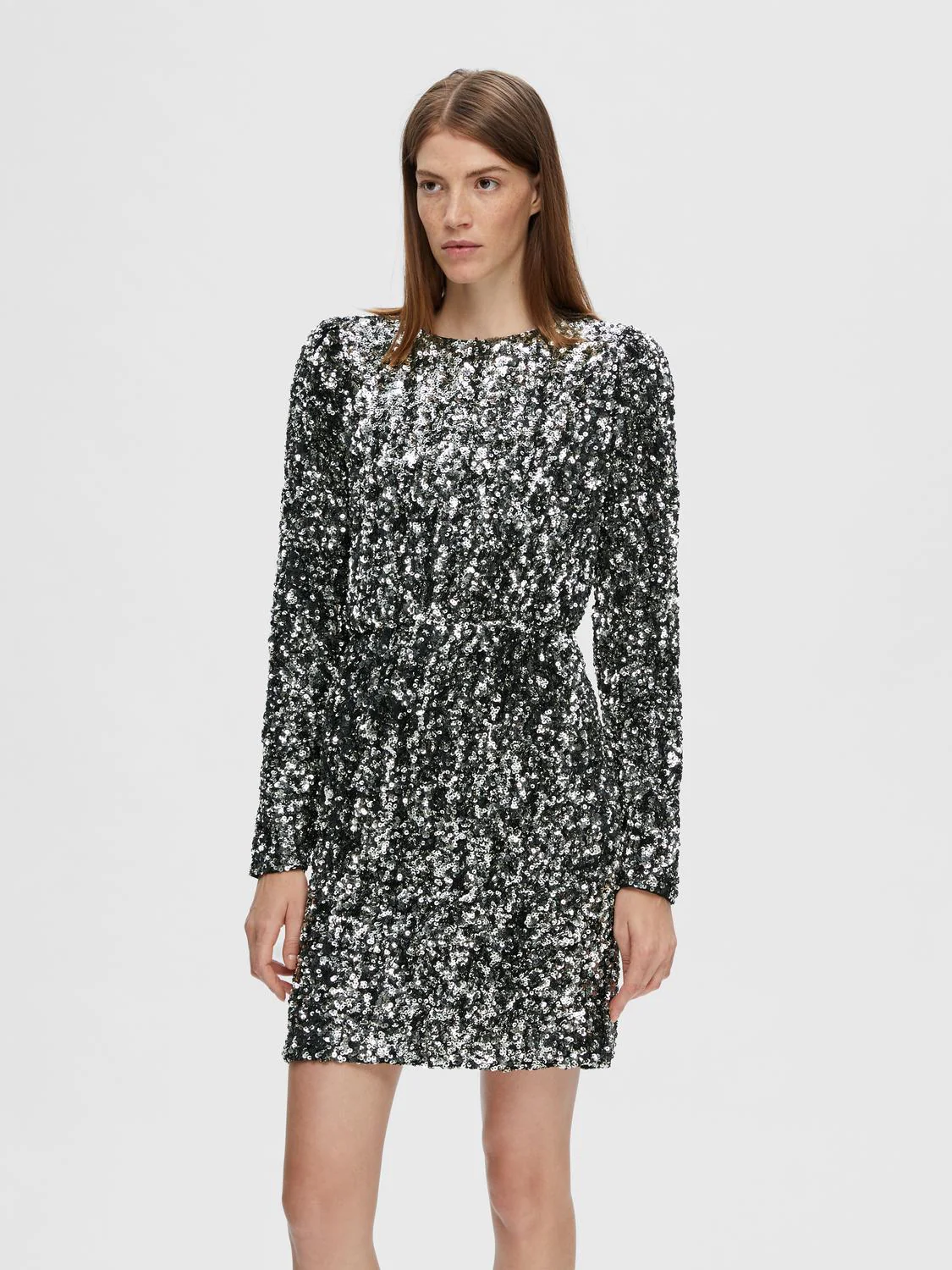 Colyn sequins kjole - silver - Image 3