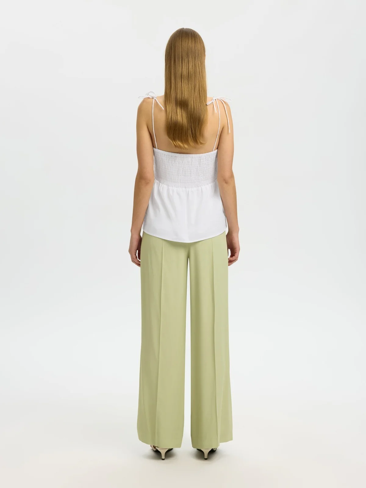 Delia strap topp - bright white - Image 4