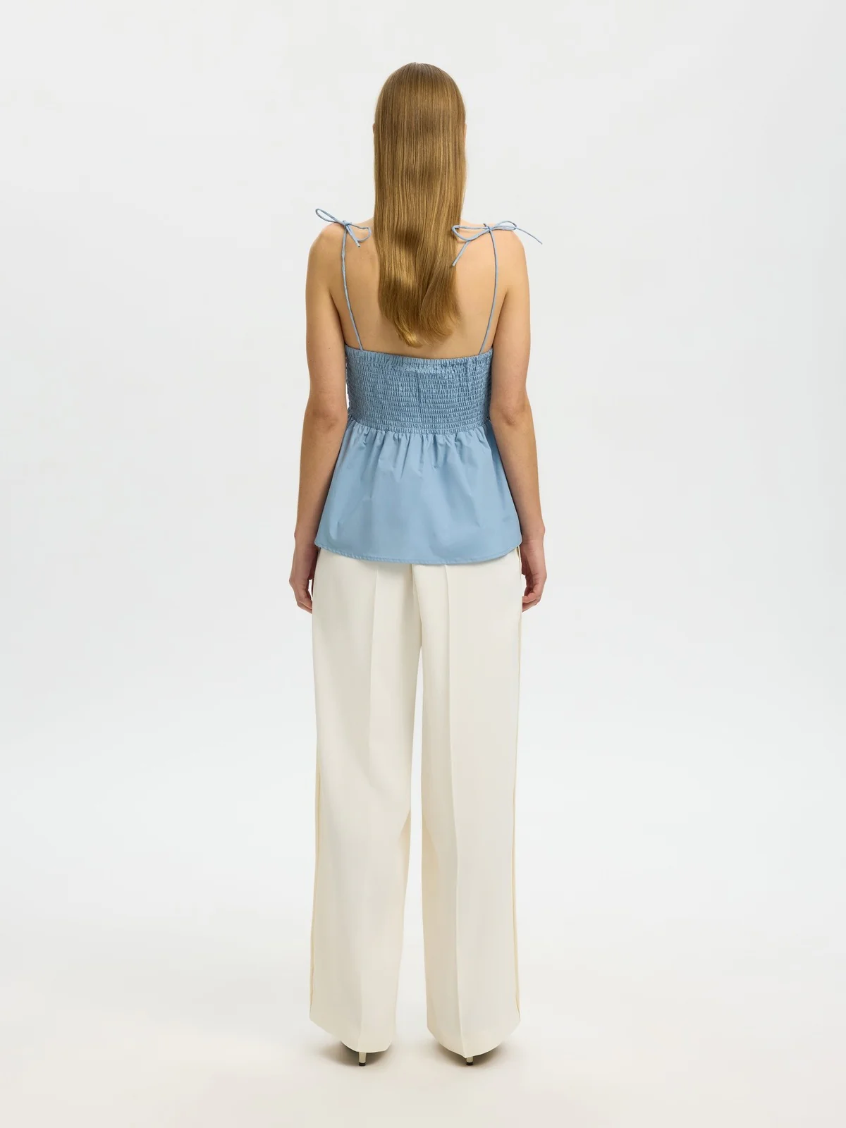 Delia strap topp - dusty blue - Image 3