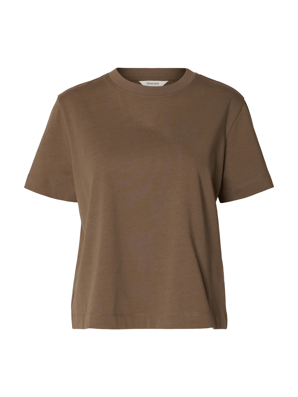 Essential boxy t-skjorte - chocolate chip