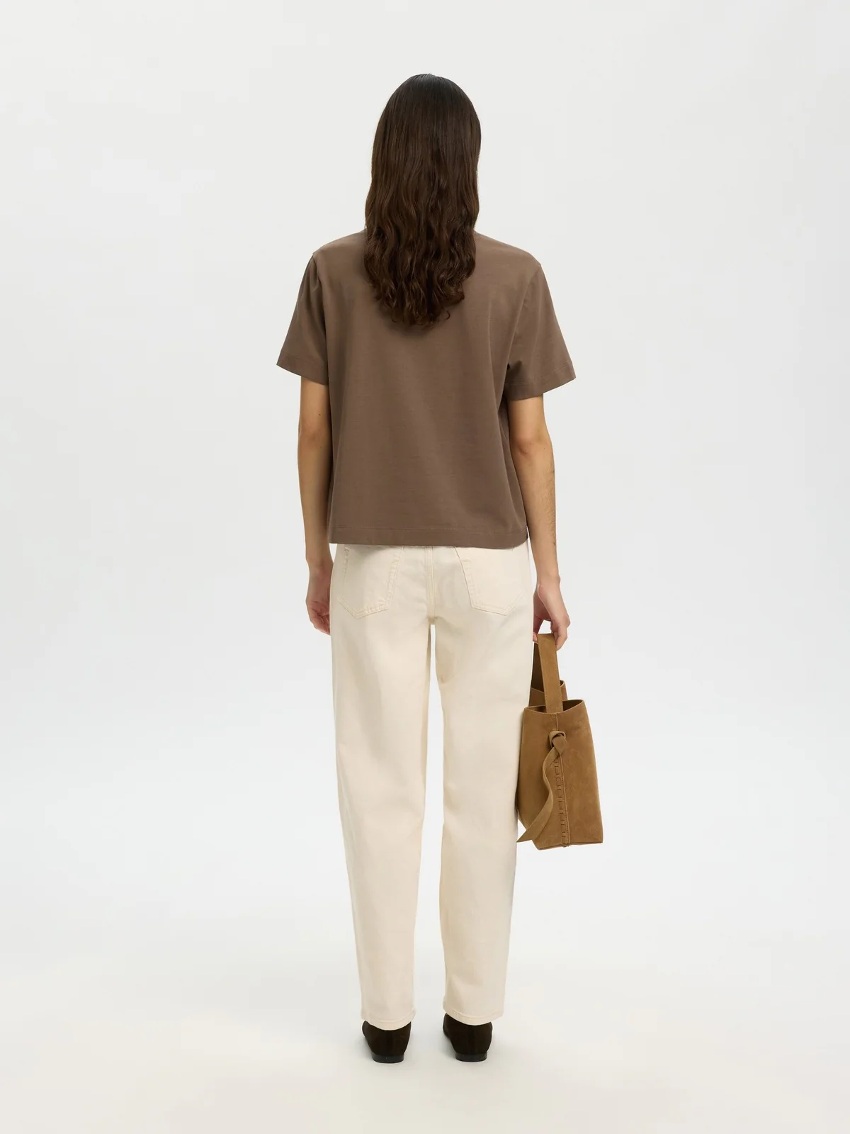 Essential boxy t-skjorte - chocolate chip - Image 3