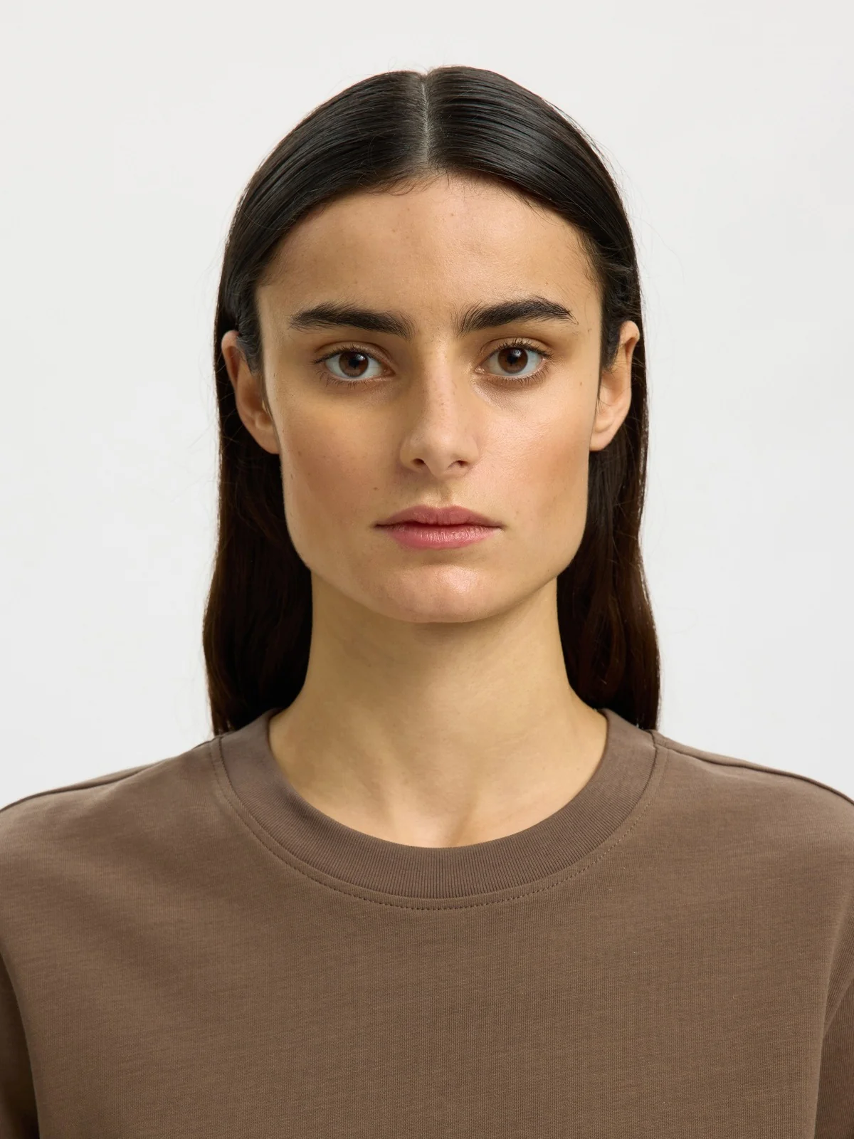 Essential boxy t-skjorte - chocolate chip - Image 5