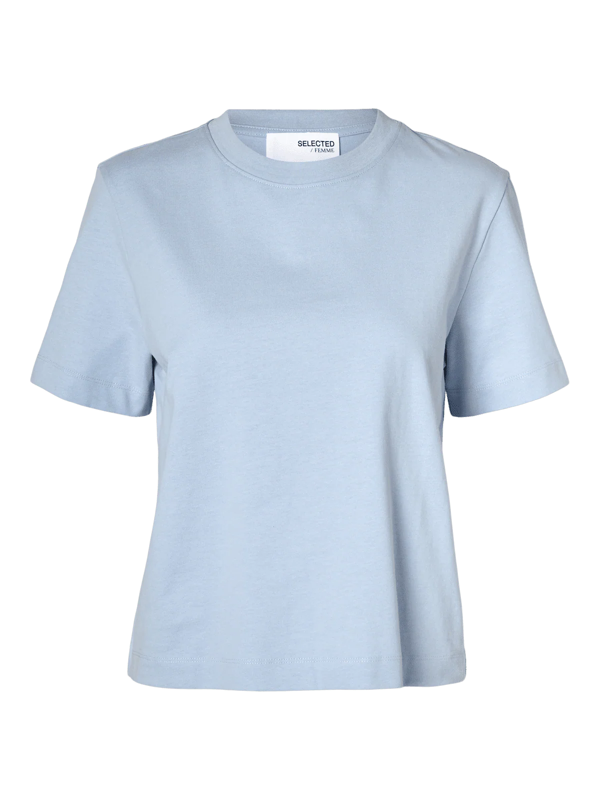Essential boxy t-skjortes - cashmere blue