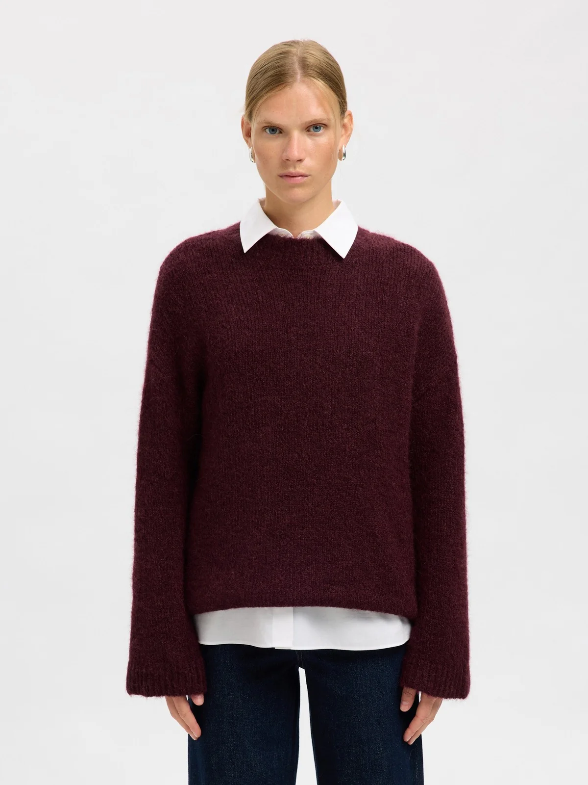 Gabriella knit new o neck genser - fig - Image 2