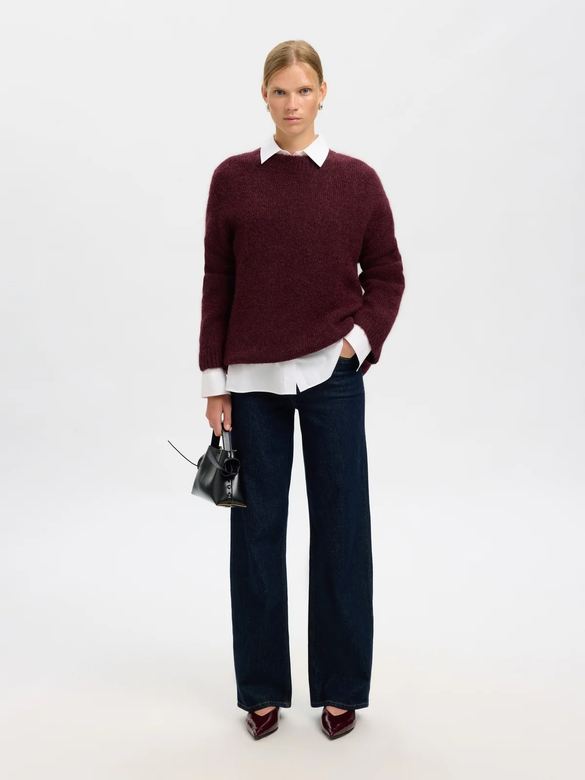 Gabriella knit new o neck genser - fig - Image 6
