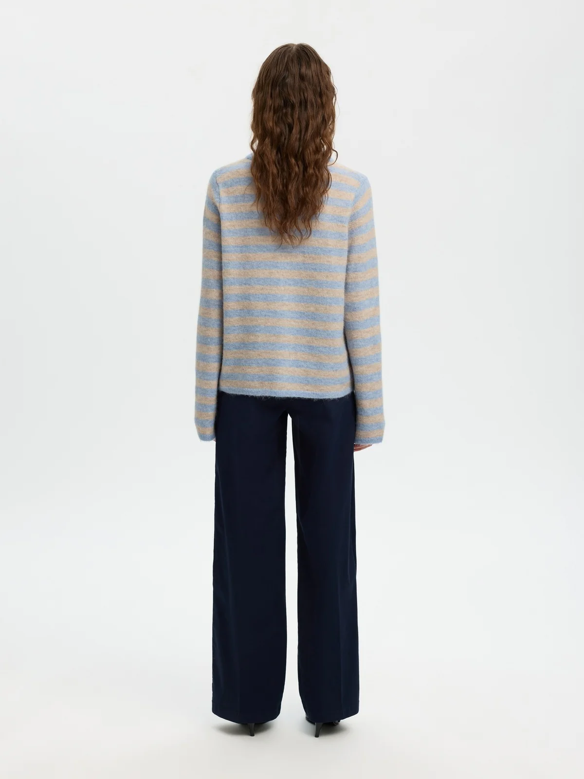 Lulu new knit cardigan - cashmere blue - Image 3