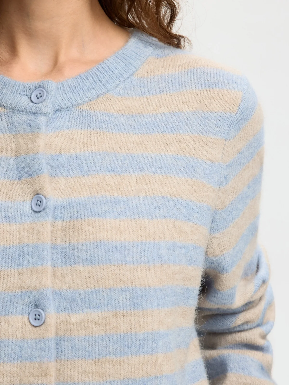 Lulu new knit cardigan - cashmere blue - Image 5