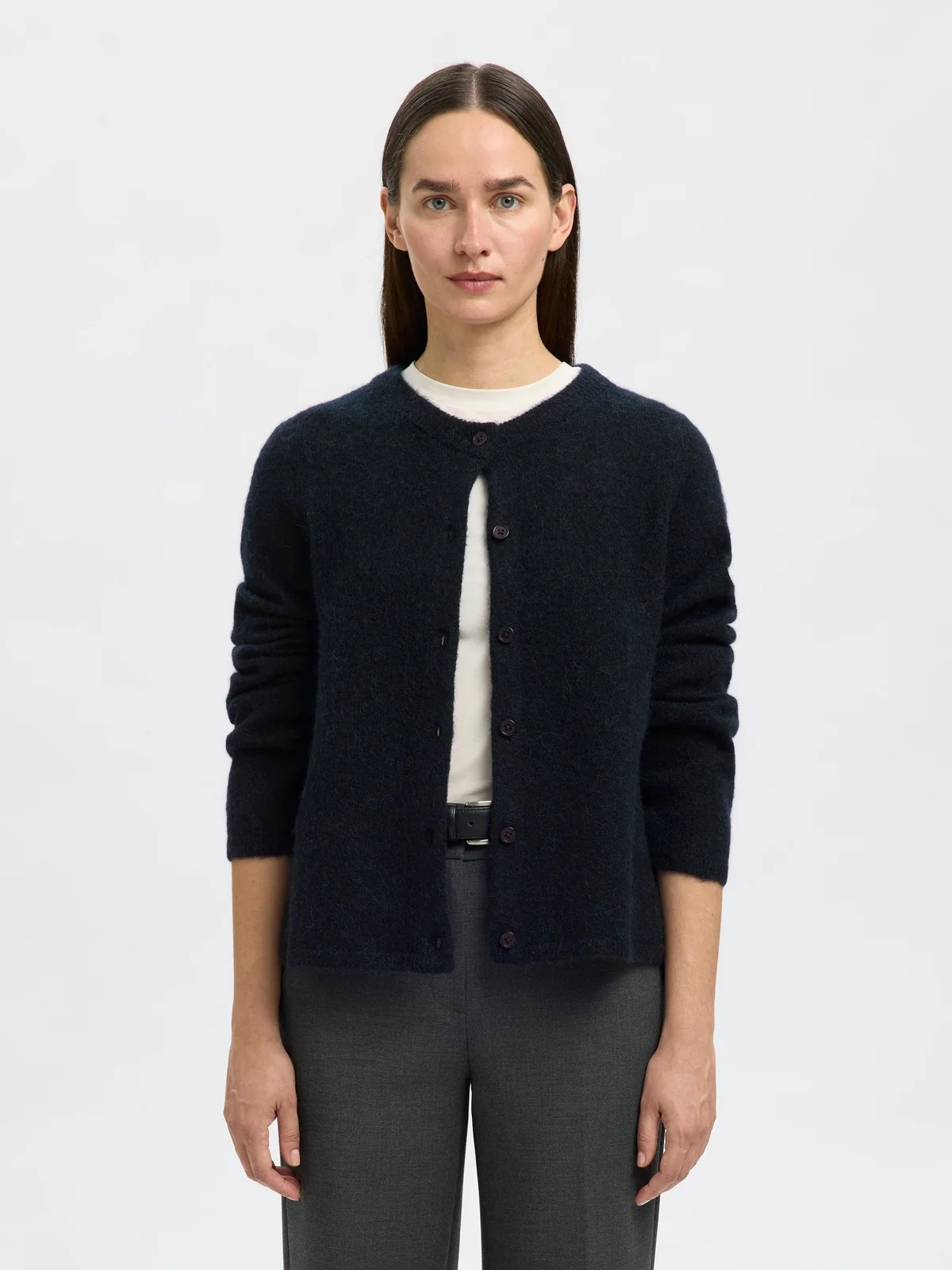 Lulu new knit cardigan - dark sapphire - Image 2