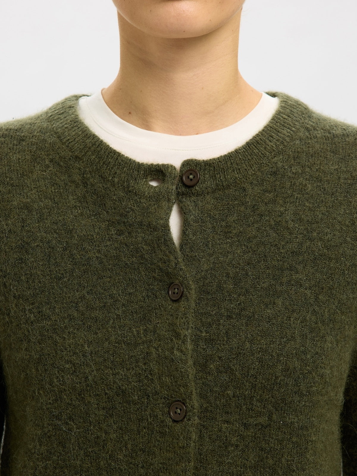 Lulu new knit cardigan - kalamata - Image 8