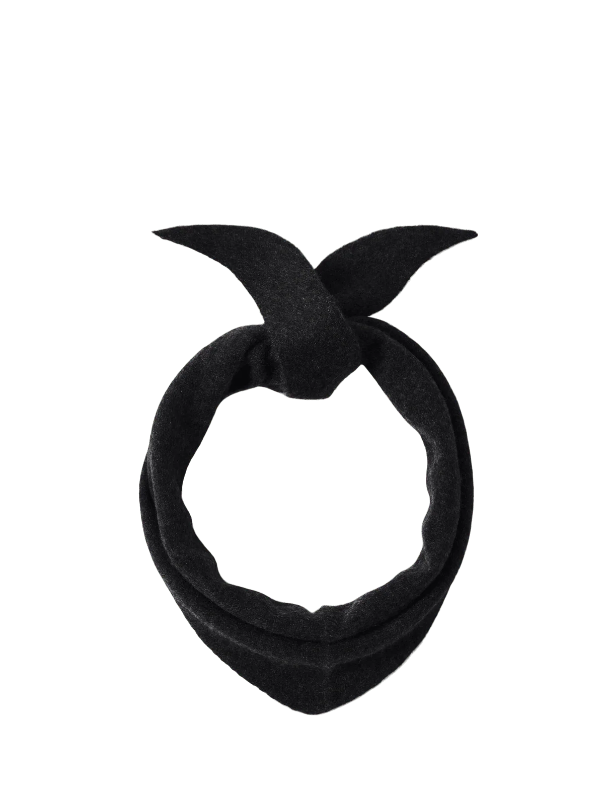 Maria narrow cashmere skjerf - black - Image 4