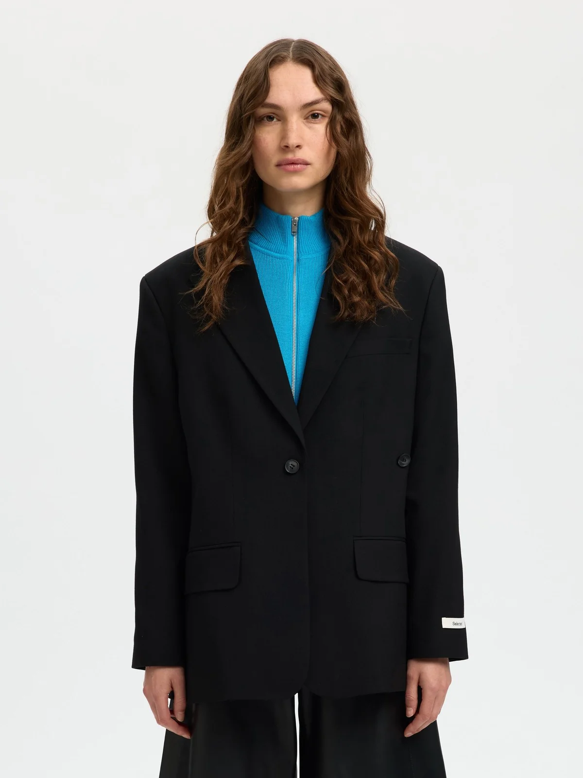 Oversized marta blazer - black - Image 2