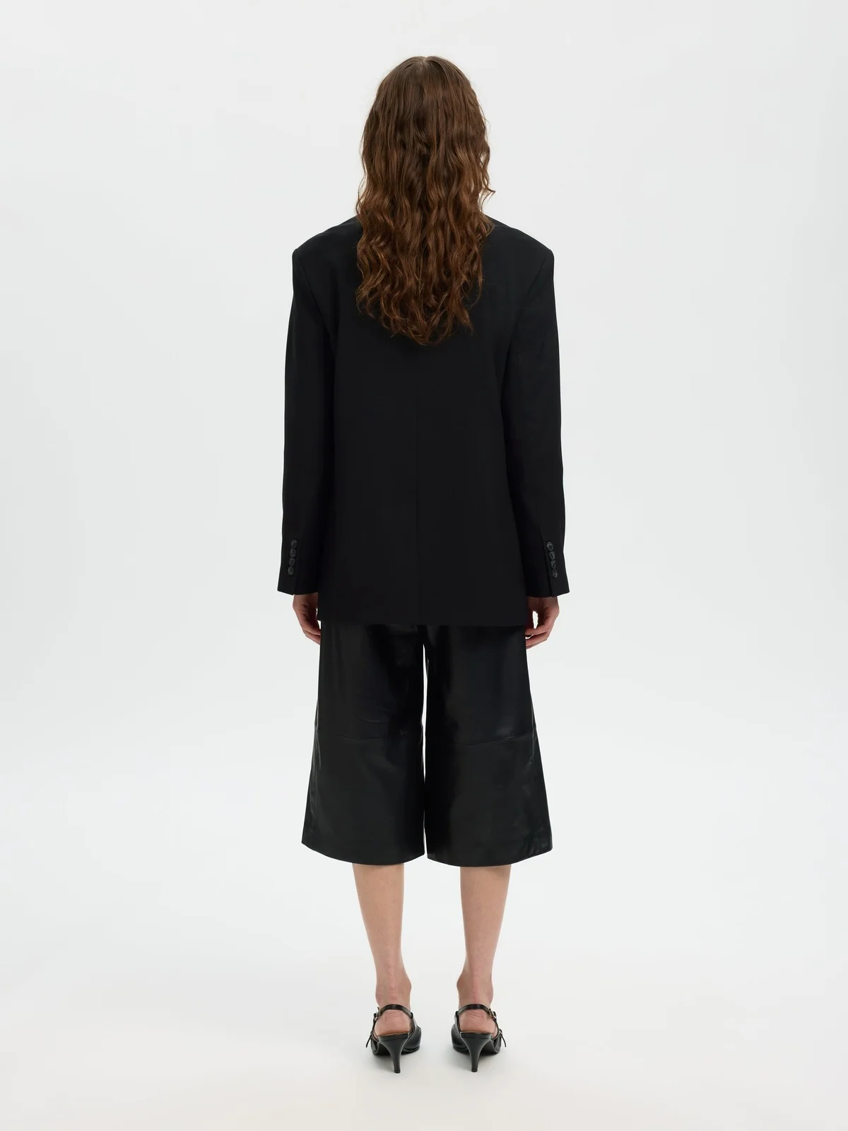 Oversized marta blazer - black - Image 3
