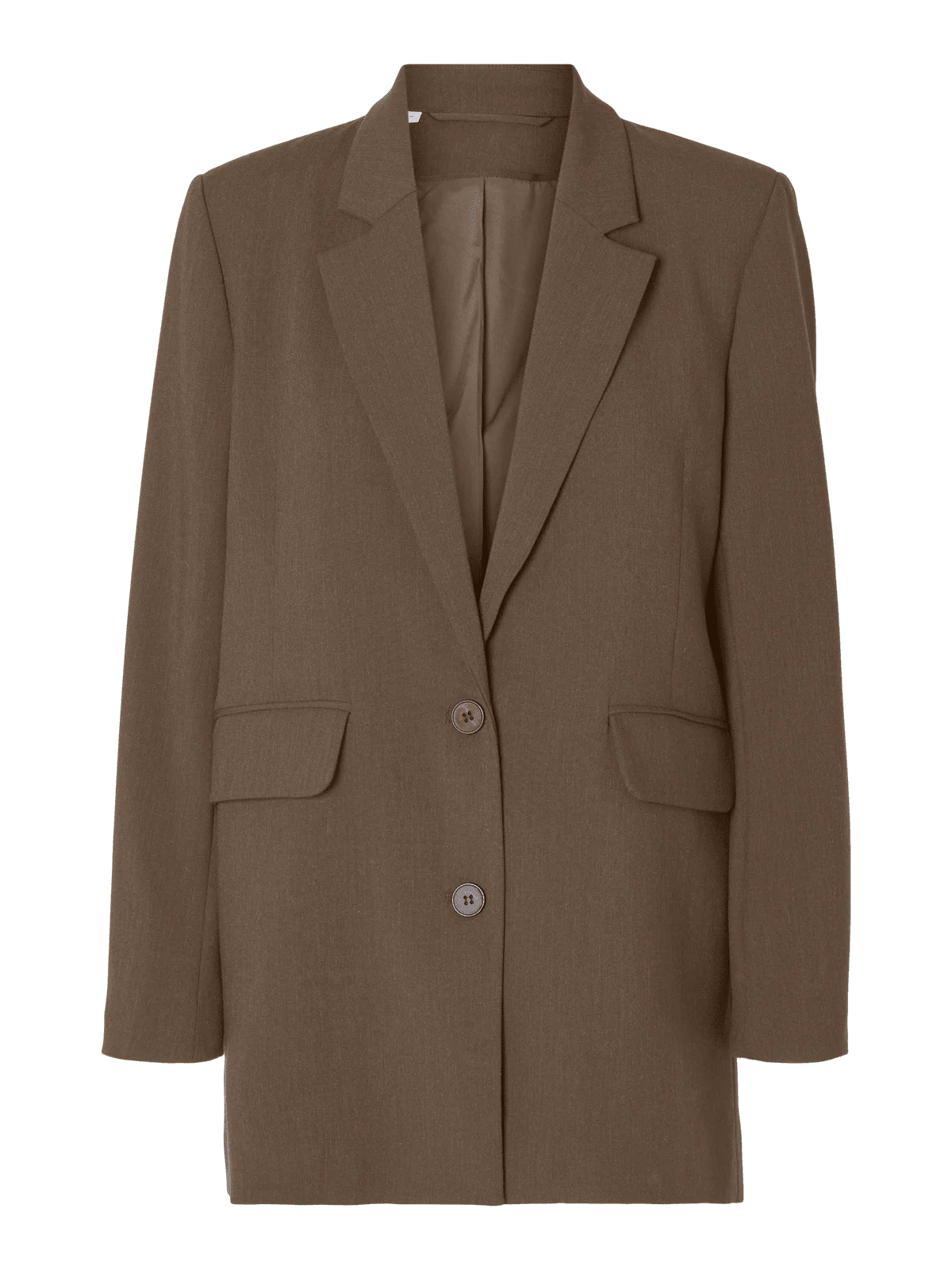 Rita relaxed blazer - chocolate chip