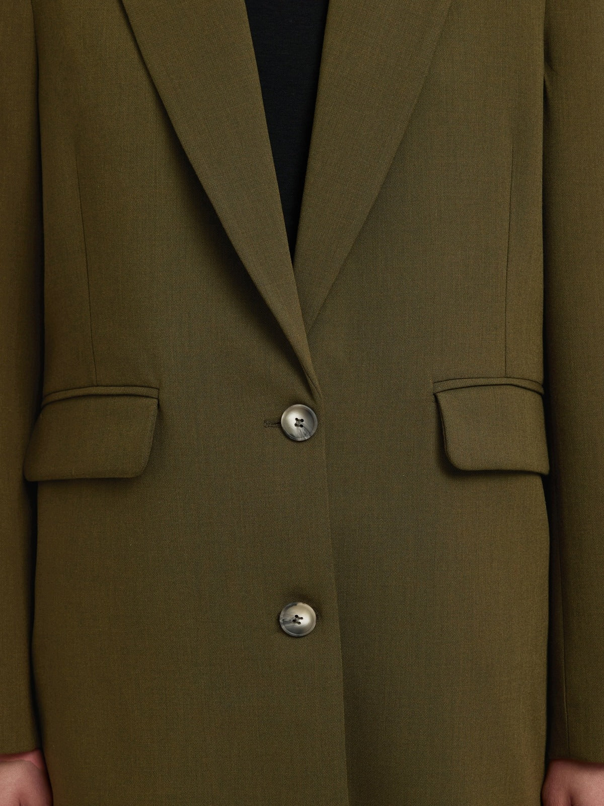 Rita relaxed blazer - fir green - Image 5